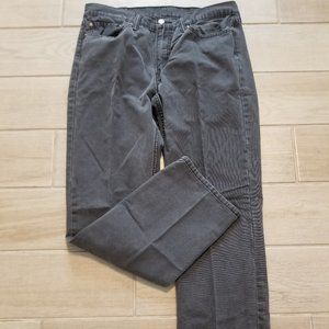 Levi's 514 Black Jeans 34 x 32